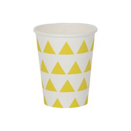 Yellow triangles  - party cups
